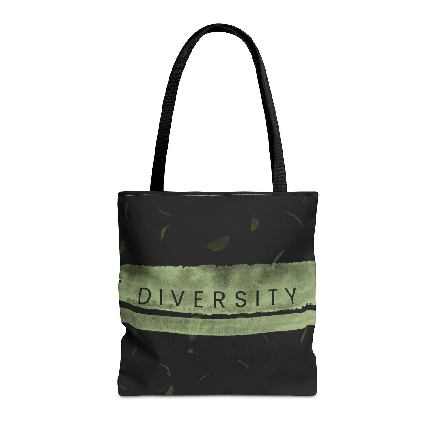 Diversity Canvas Tote Bag – Black & Green