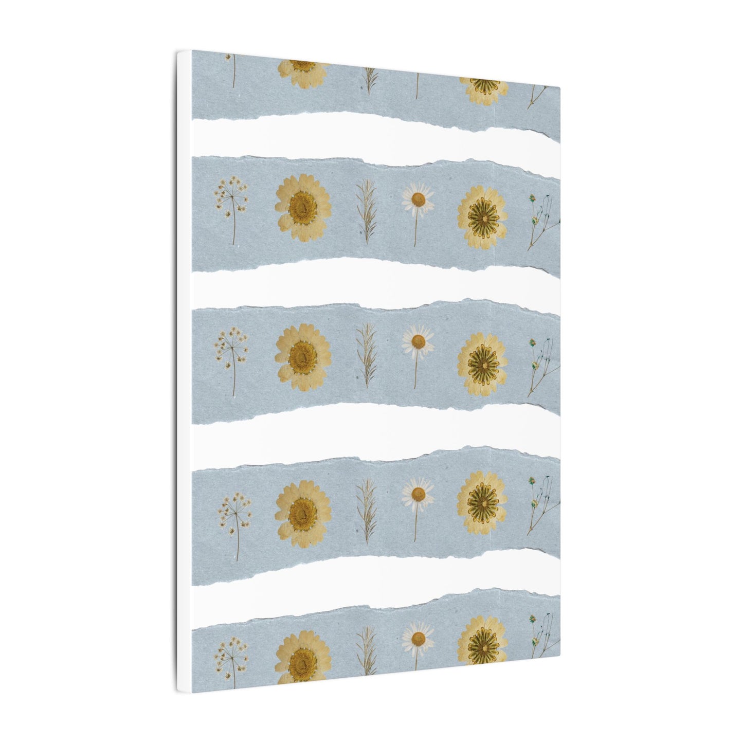 Vertical  image of wildflower botanical wall art created by Studio Hill Designs on a white background.