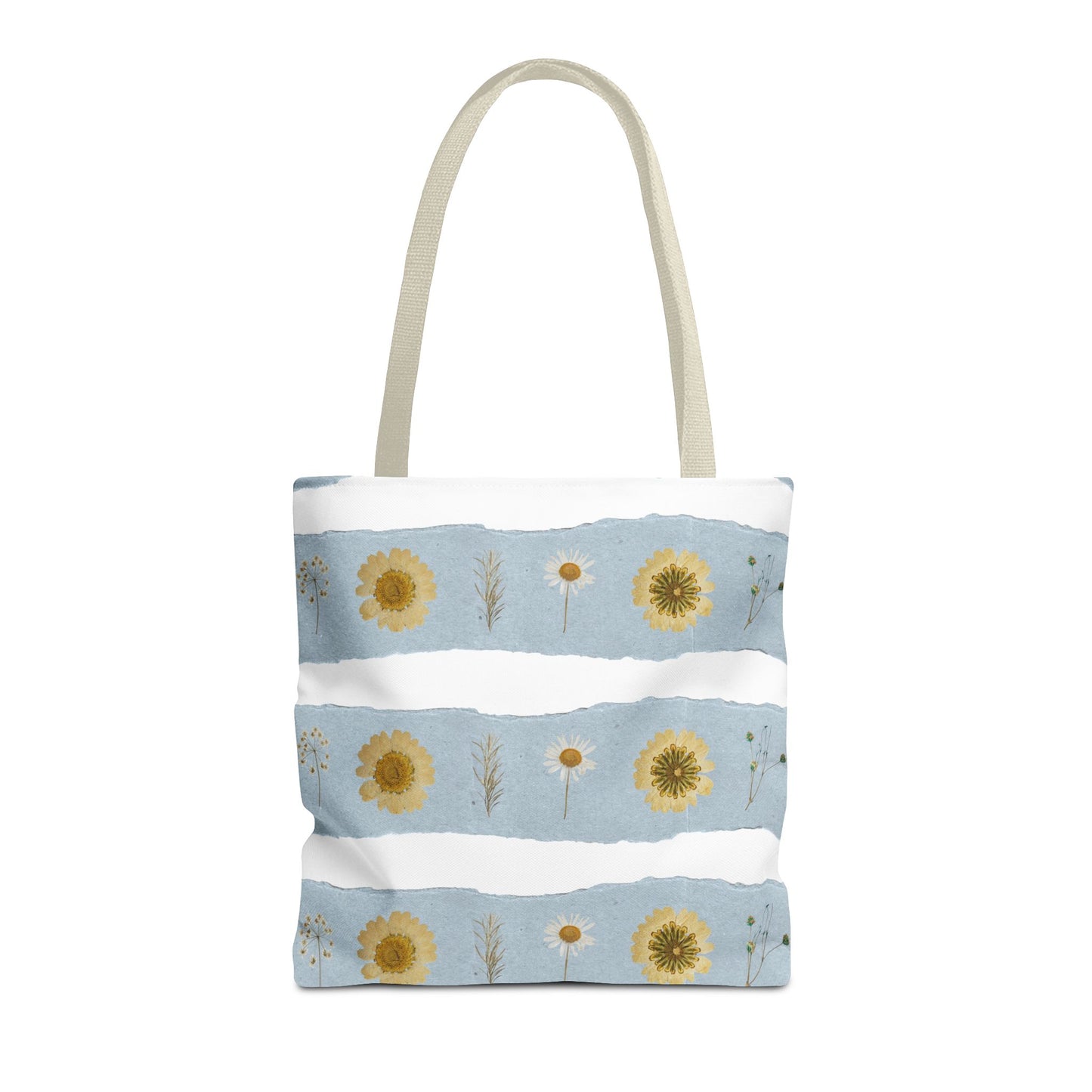 Studio Hill Designs wildflower tote with cream strap